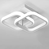 28W Modern Square Flush LED Ceiling Light – Bright lighting for UK homes